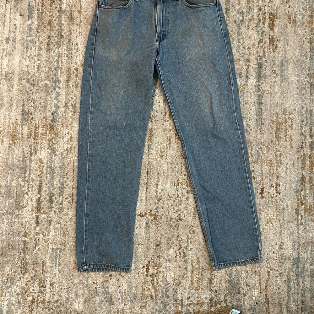 Levi's Blue Straight-Leg Jeans Timeless Fit 33X34